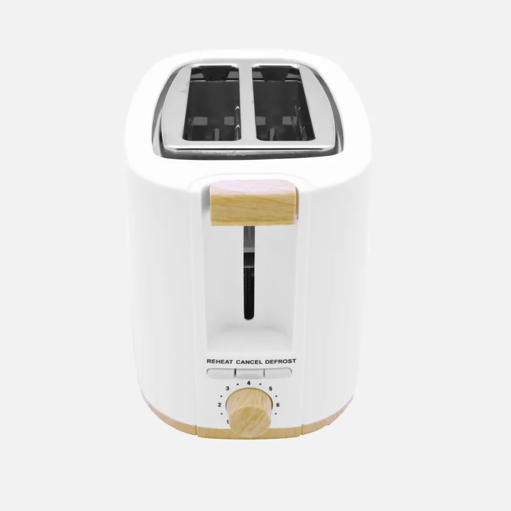 Tostador Pan Ulla 750w Blanco/haya 7niv.tostado,descongelacion,  Apagado Automatico,2ranuras,recogemigas,17x26,5x15cm