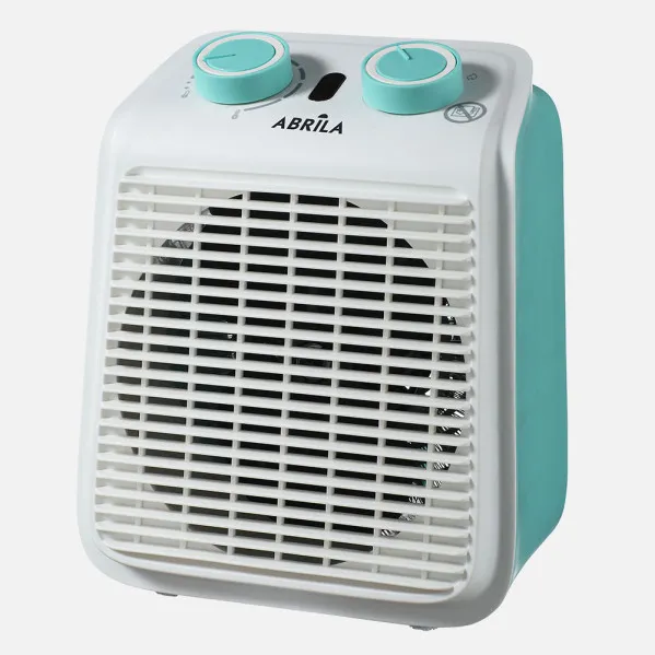 Termoventilador Electrico Ponce 2000w Azul/blanco 2pot.termostato Reg, Proteccion Sobrecalentamiento 23,5x19x14cm