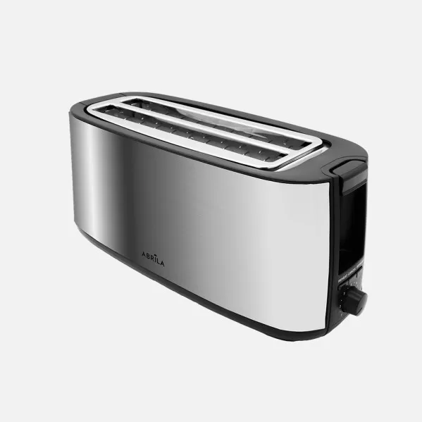 Tostador Bread Muga 1400w Black/silver 7niv.Toasted.Thawing, Apag.Automatic,2slots,recogemigas 17x38x14,5cm