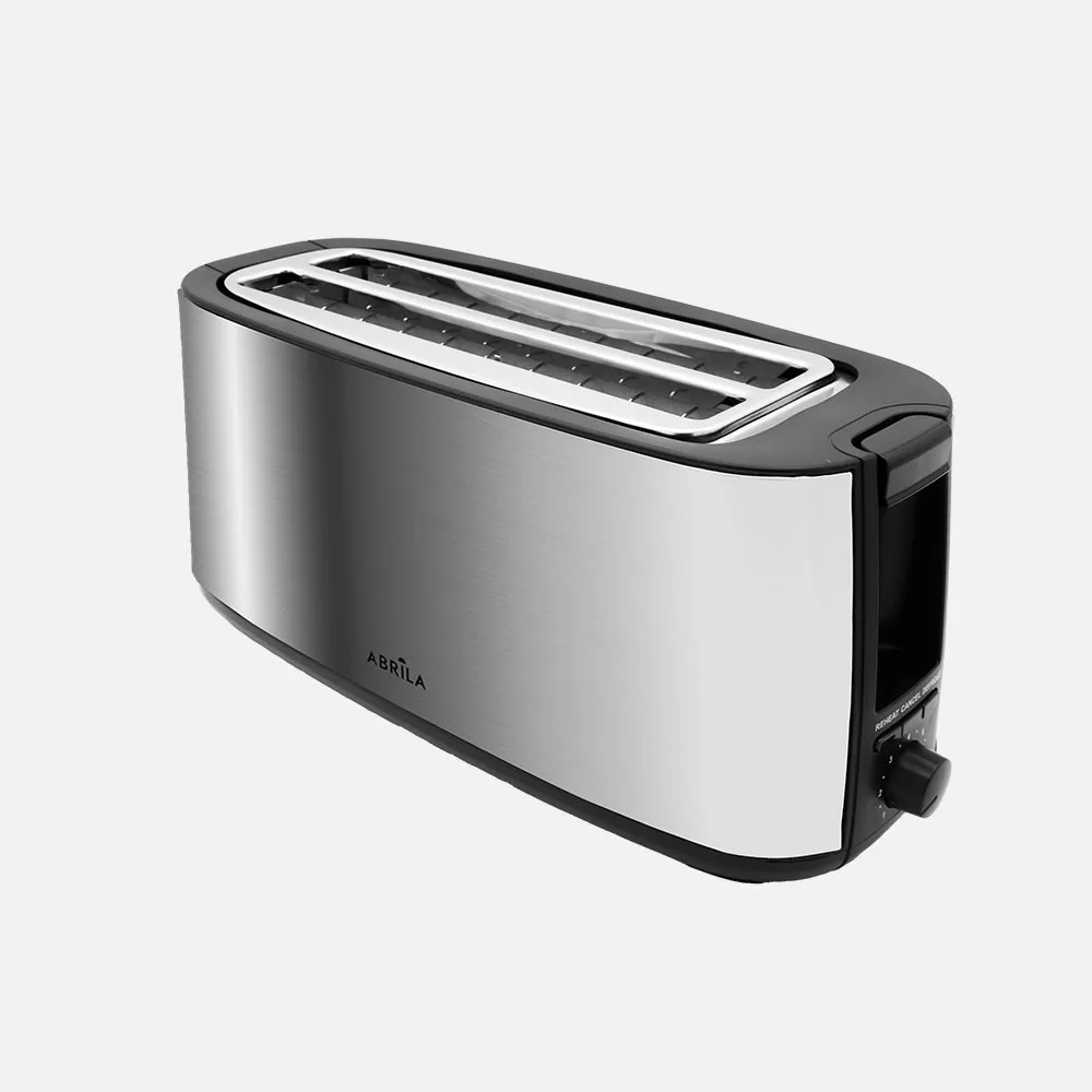 Tostador Pan Muga 1400w Negro/plata 7niv.tostado.descongelacion, Apag.automatico,2ranuras,recogemigas 17x38x14,5cm