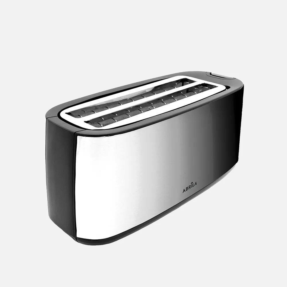 Tostador Pan Muga 1400w Negro/plata 7niv.tostado.descongelacion, Apag.automatico,2ranuras,recogemigas 17x38x14,5cm