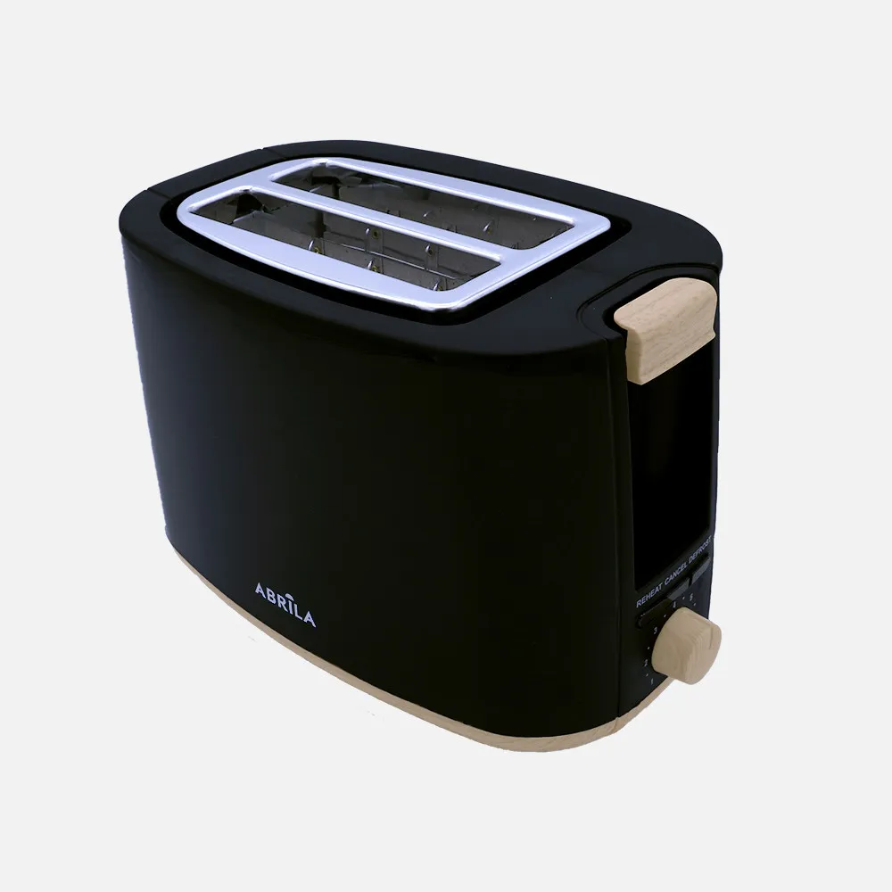 Tostador Pan Ulla 750w Negro/haya 7niv.tostado,descongelacion,  Apagado Automatico,2ranuras,.recogemigas,17x26,5x15cm