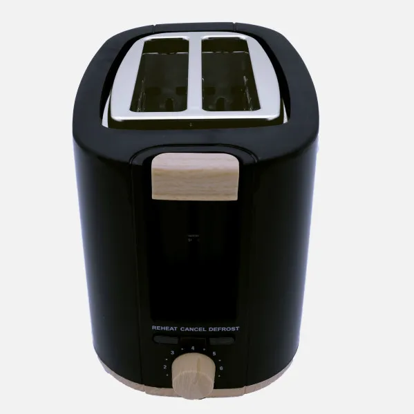Tostador Pan Ulla 750w Negro/haya 7niv.tostado,descongelacion,  Apagado Automatico,2ranuras,.recogemigas,17x26,5x15cm