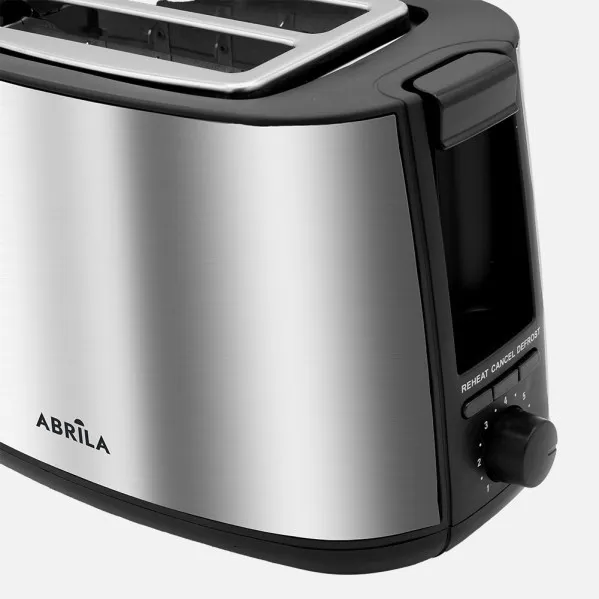 Tostador Bread Limia 750w Black/silver 7niv.Toasted,thawing, Turn Autom.2slots.recogemigas,17x26,5x15cm