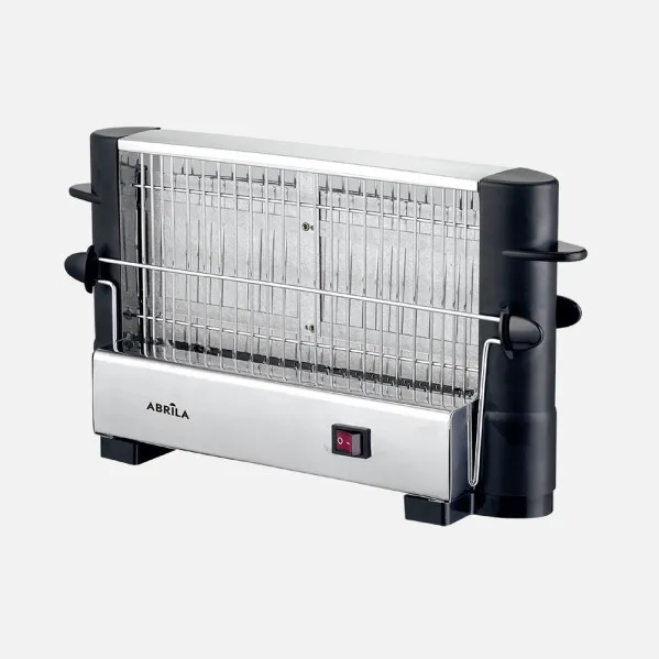 Toaster Narcea 750w Black/Chrome, All Types Of Bread, Double Stainless Steel Safety Grille, Toast.17x31x9,5