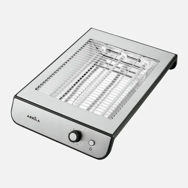 Tostador Horiz.serpis Neg/cr 900w 3tub.quarz.temp Band.recogemigas,ace.inoxid.6,5x35,5x21c