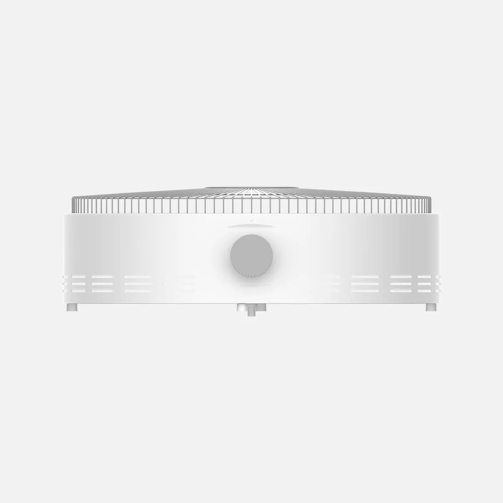 Brasero Electrico de Mica Parker Blanco 1200w 2pot Cable3m Antivuelco 13x40x41,5cm