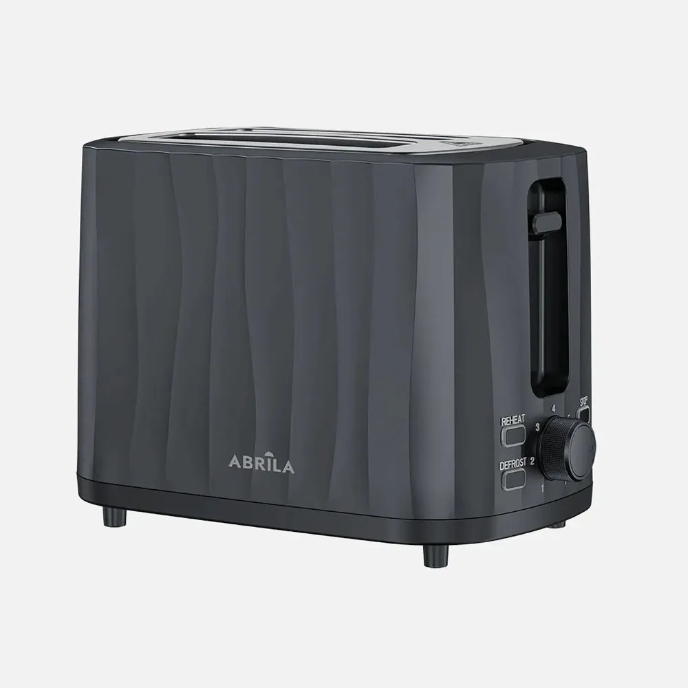 Tostador Pan Ficus 930w Negro 7niv.tostado Descongelacion Apag.autom.2reb 2ranuras Recogemigas 19x26x15,5cm