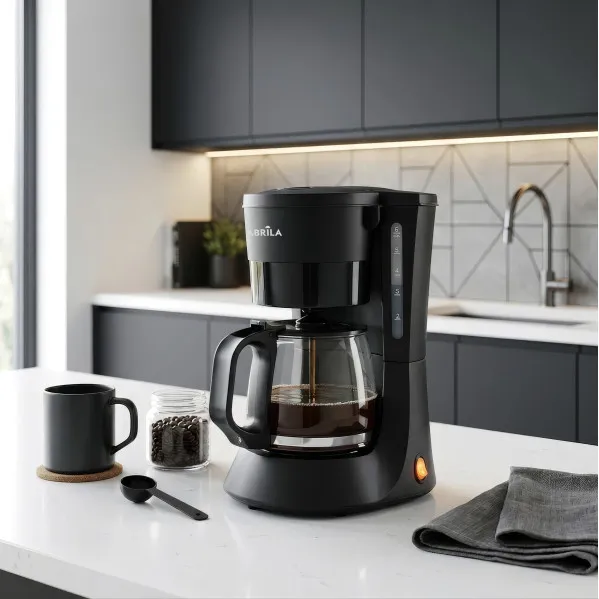 Cafetera De Goteo Xena 6tazas Negro 600w Filtro Perman Jarra Cristal 0,6l Placa Calorif.26x16x22cm