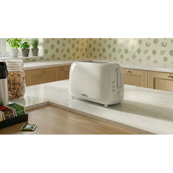 Tostador Pan Alagon 1300w Blanco 7niv.tostado 2ranuras Apag.autom.descongelacion,recalentar.18,5x38,5x16cm