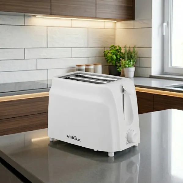 Tostador Pan Cofio 750w Blanco 7niv.tostado 2ranuras  Apag.autom.bandeja Recogemigas.16x24x14cm