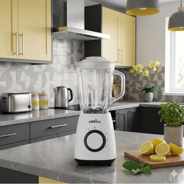 Batidora De Vaso Tadea Blanco/gris 600w 2vel+pulso 4hojas Ac.inox.1,5l Jarra Protecc.sobrecalentamiento  38,5x21,5x20cm