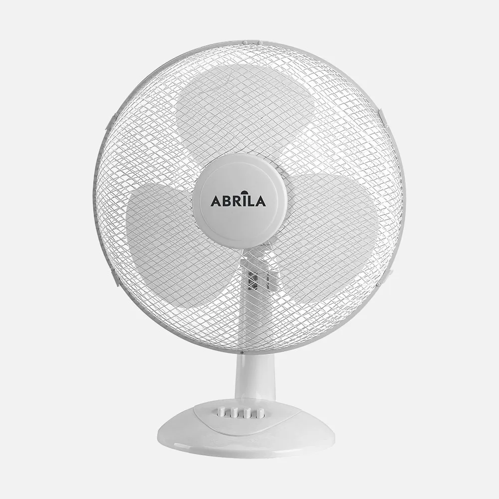 184171001 - Ventilador Sobremesa Cape Grande Blanco 3 Vel. 40w  Oscilante 3 Aspas Blancas 53x43x25 Cm