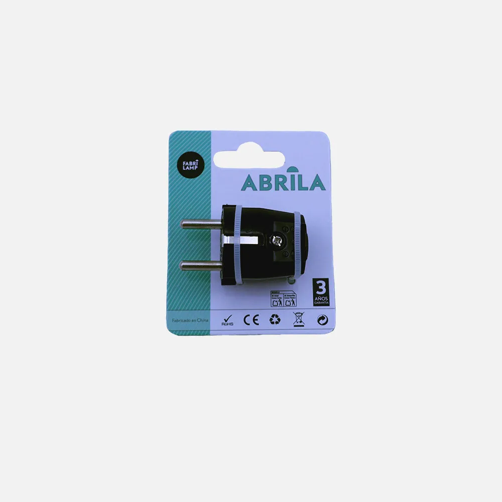 260002209 - Eco Clavija Blister Mod2 2p+e 16a 230v Negra 4x4x6cm