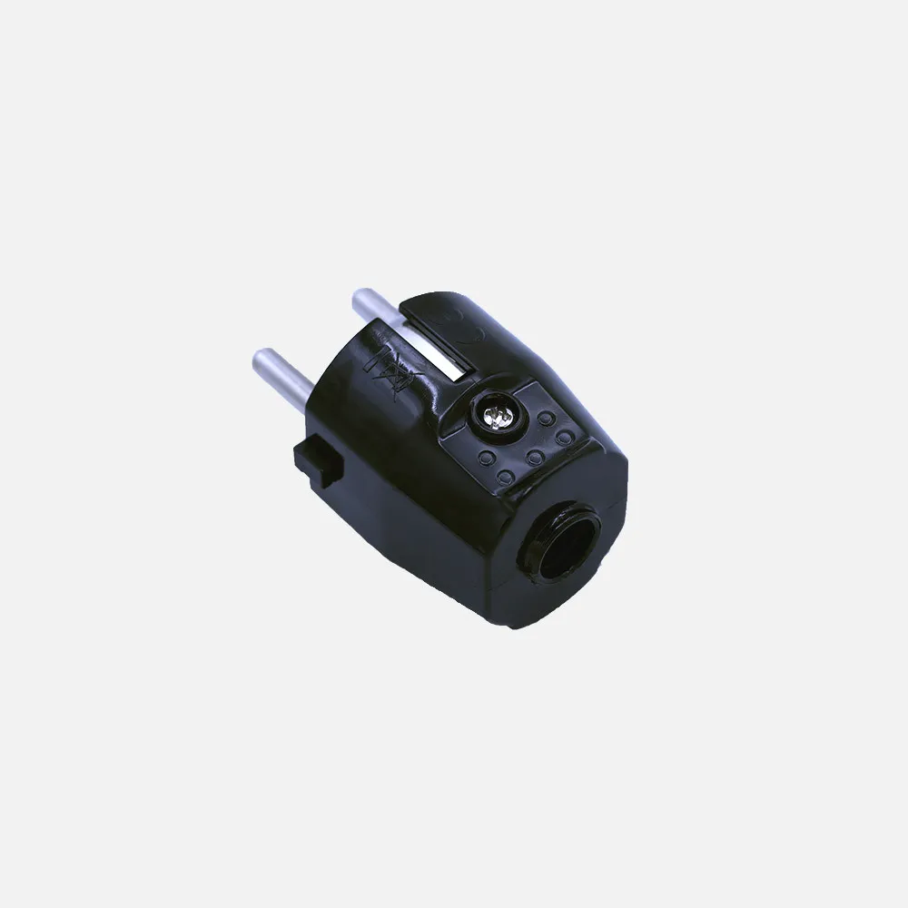 Eco Clavija Blister Mod2 2p+e 16a 230v Negra 4x4x6cm