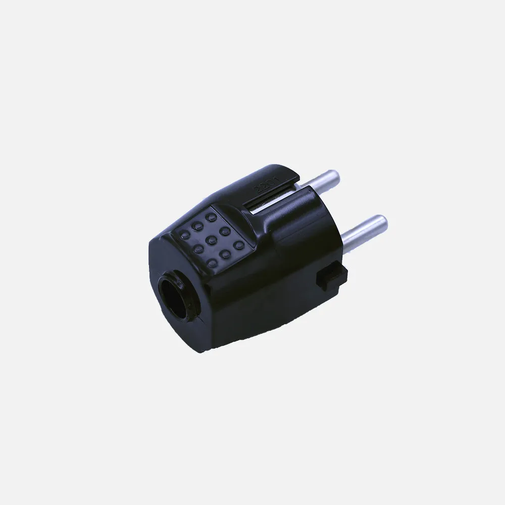 Eco Clavija Blister Mod2 2p+e 16a 230v Negra 4x4x6cm