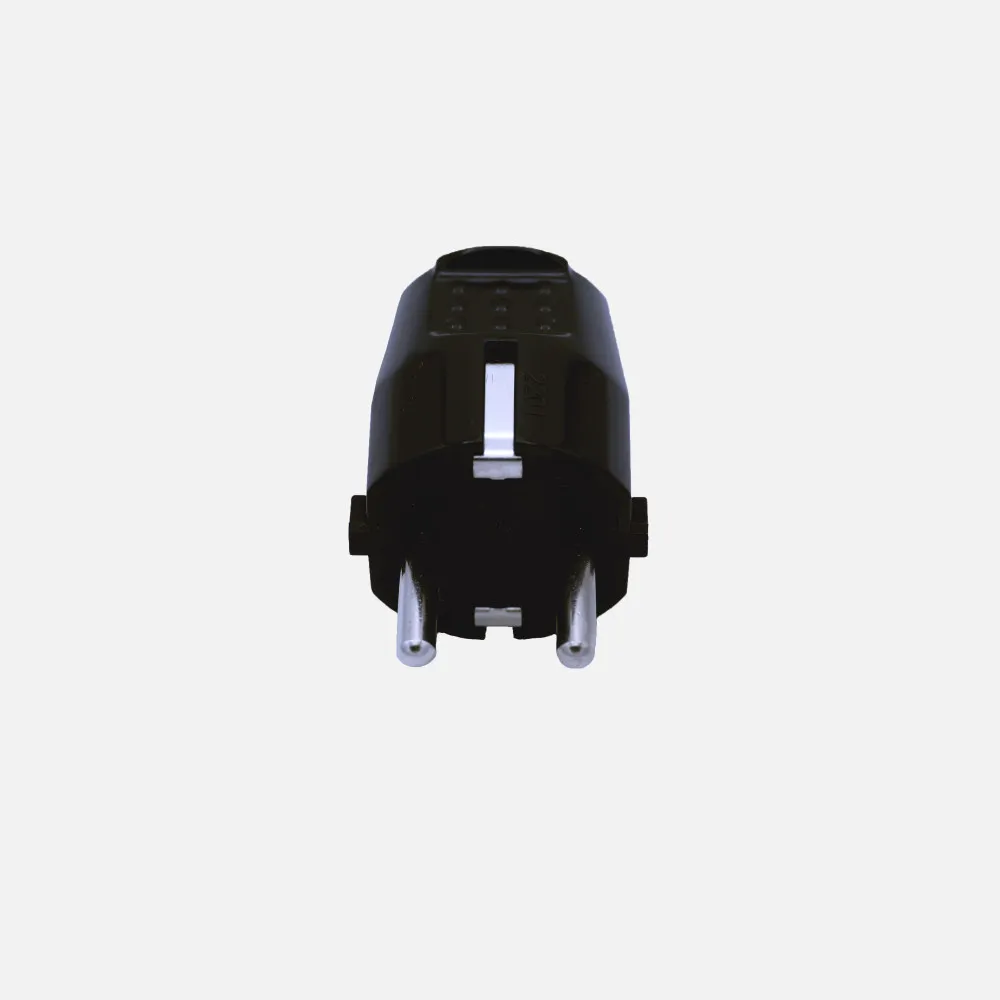 Eco Clavija Blister Mod2 2p+e 16a 230v Negra 4x4x6cm