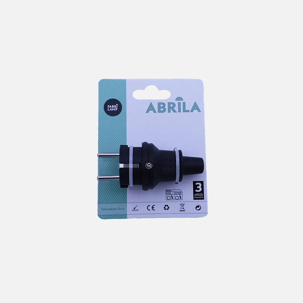 260004209 - Eco Clavija Blister Mod4 2p+e 16a 230v Negra 4x4x9cm