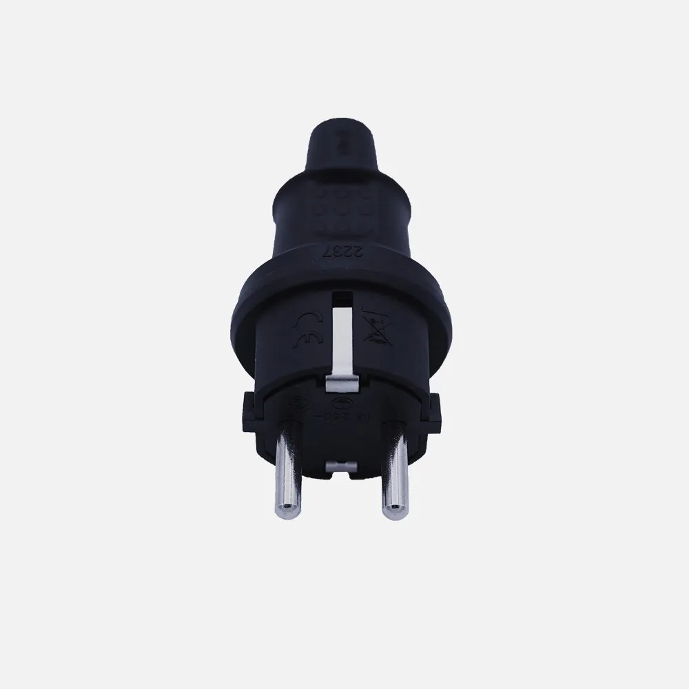 Eco Clavija Blister Mod4 2p+e 16a 230v Negra 4x4x9cm