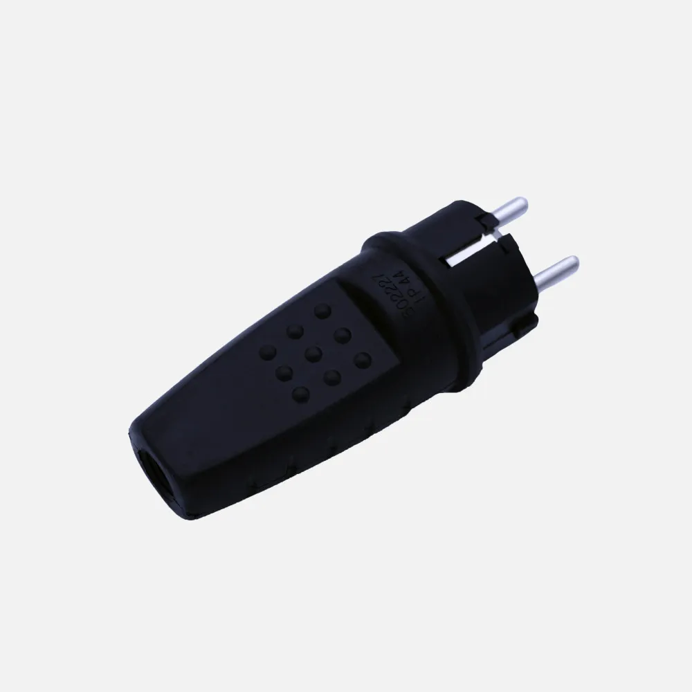260007109 - Eco Clavija Retractil Mod7 2p+e 16a 230v Negra Ip44  4x4x11cm