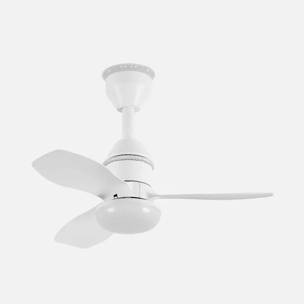 Fan DC Asaf 20w 2100lm White 3blades 62d 3000 K-4200k-6500k Dimmable Intensity+ Remote+timer+memory
