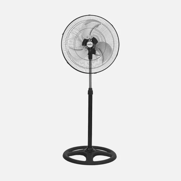 Ventilador 3 En 1 Recio Negro 50 D 3 Vel. 70w  3 Aspas Aluminio En Plata Oscilante