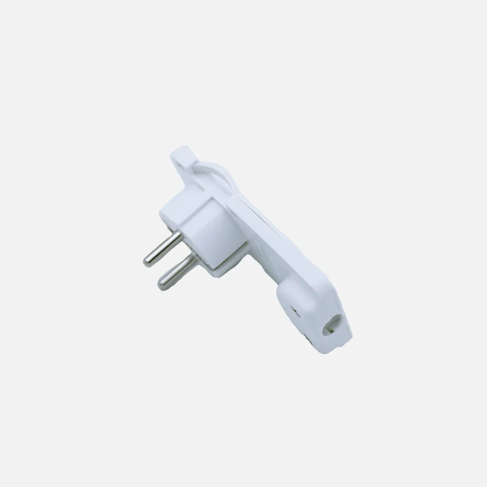 Eco Clavija Blister Mod1 2p+e 16a 230v Blanca 9x5x5cm