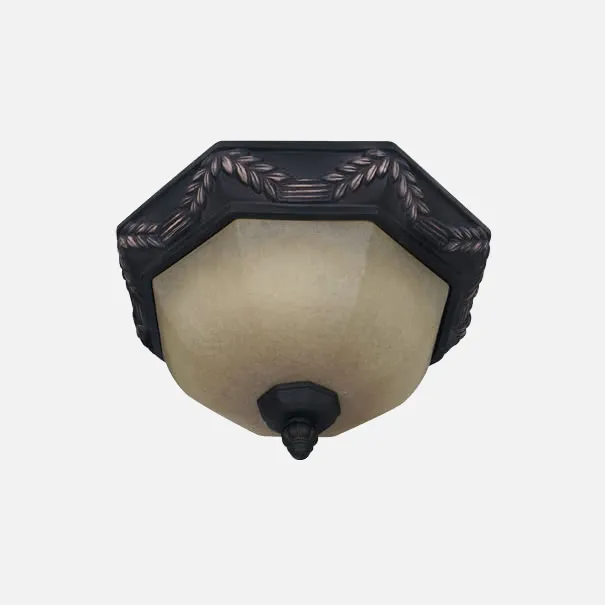 Plafon Serie Saturno 3xe27 Rustico Antiguo (18x40)