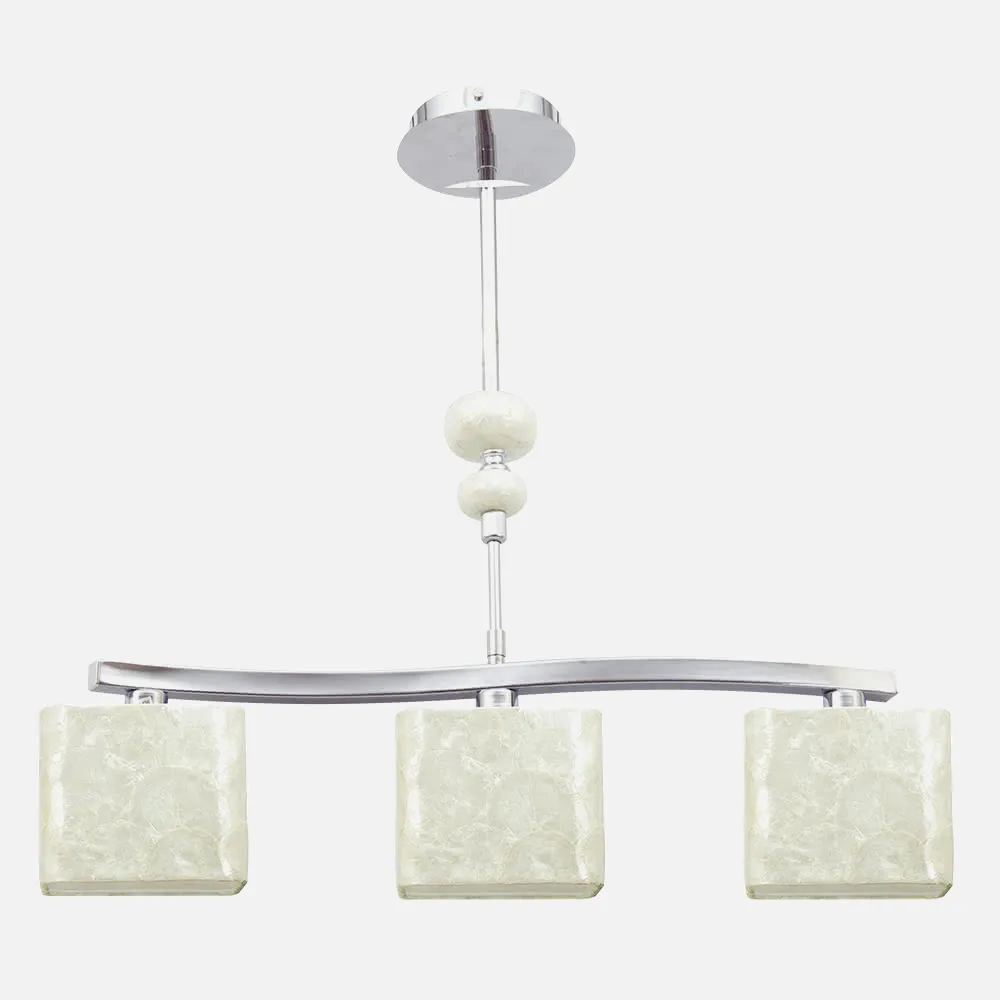 Lampara Serie Darwin Cromo/nacar 3xe14 Regx66