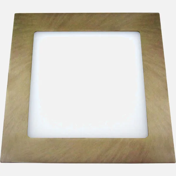 Downlight 5w 4000k Cuadrado Agamenon 450lm Cuero 2x9x9 Cm Corte 7x7 Cm
