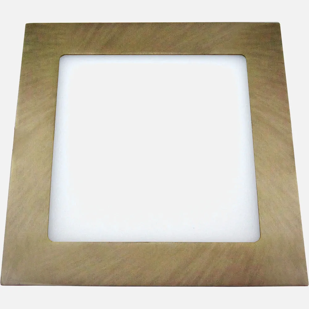Downlight 5w 4000k Cuadrado Agamenon 450lm Cuero 2x9x9 Cm Corte 7x7 Cm