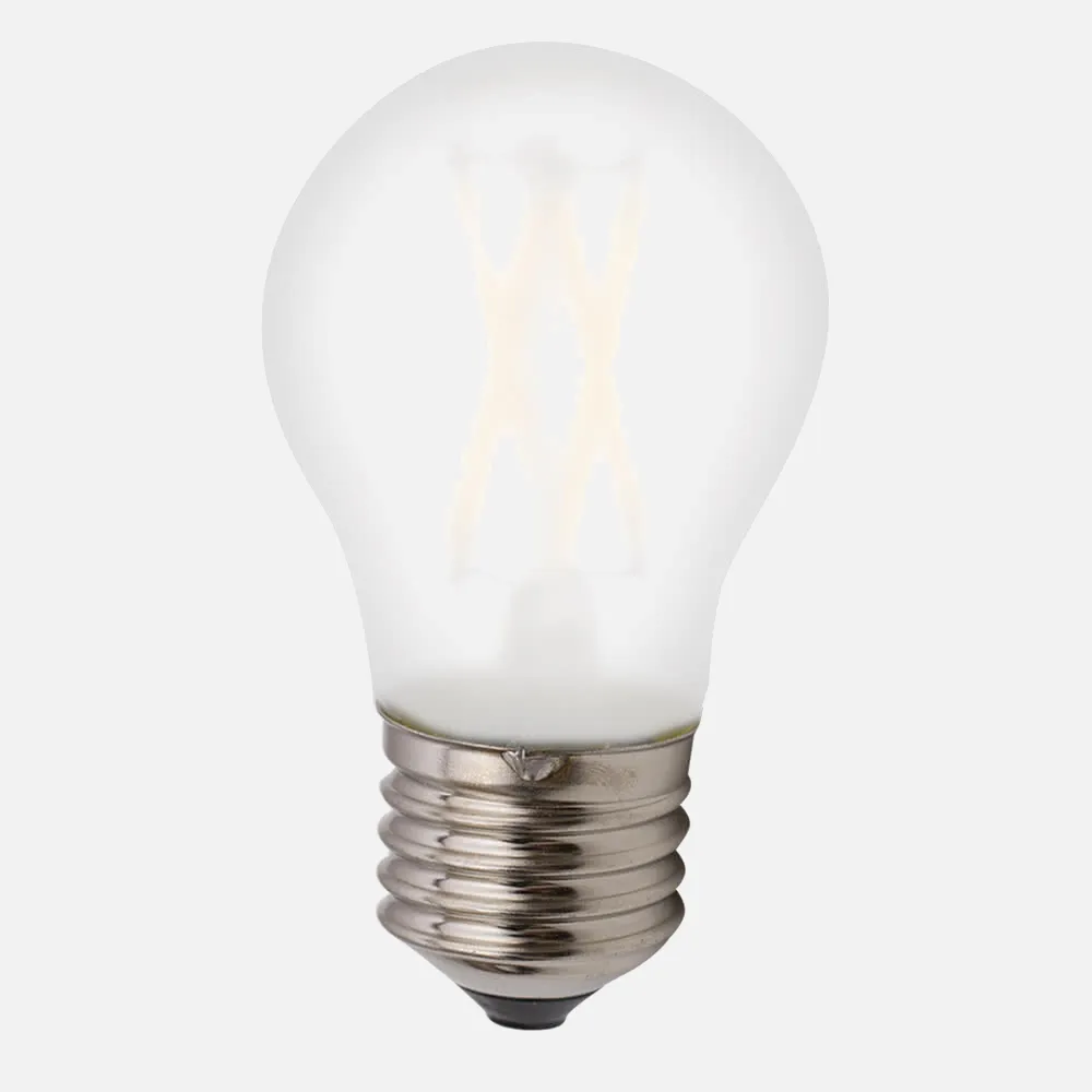 Bombilla Led Filamento Esferica Mate E27 4w 400lm 3000k 45x65