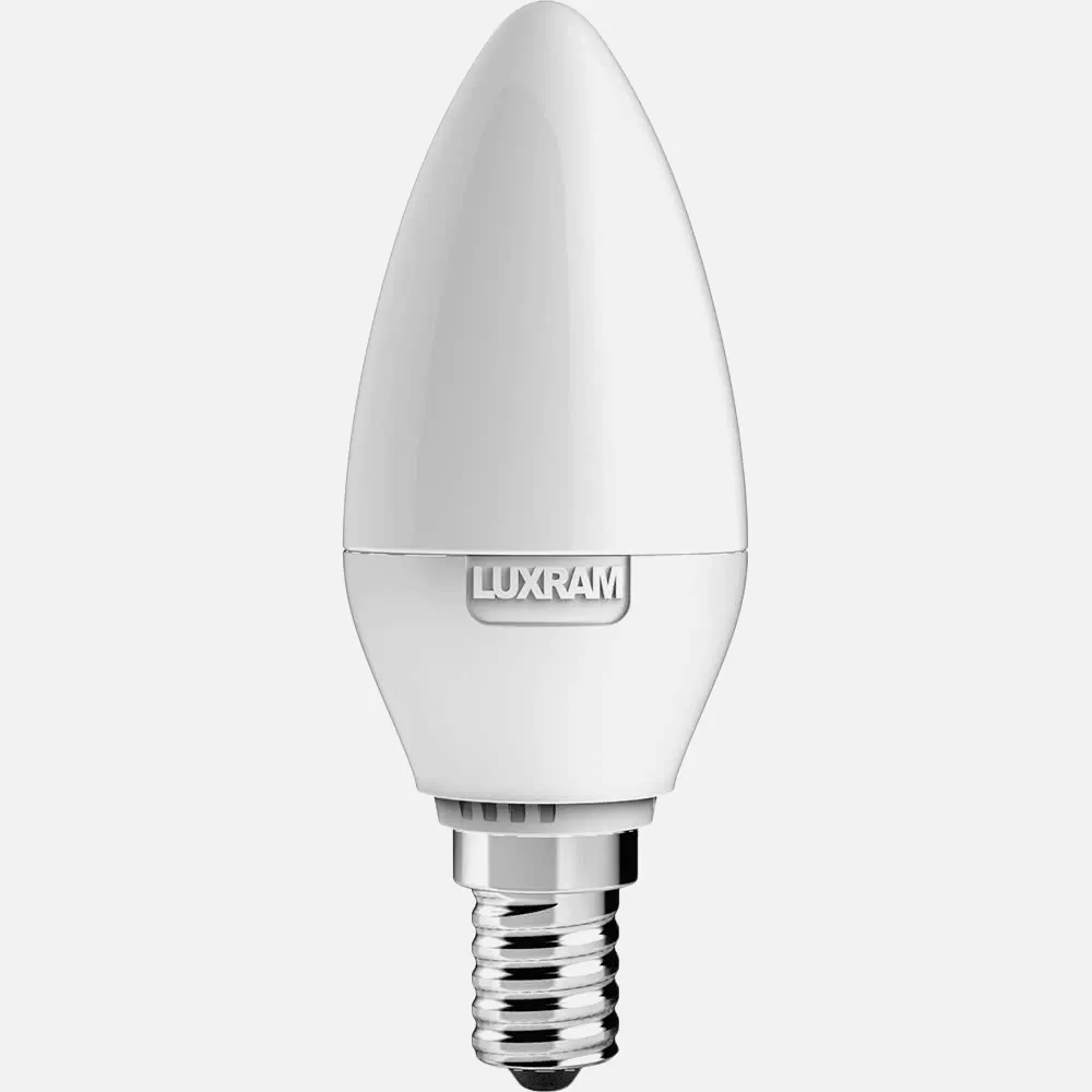 Bomb. Led Vela E14 6,5w 650lm 3000k 37x100