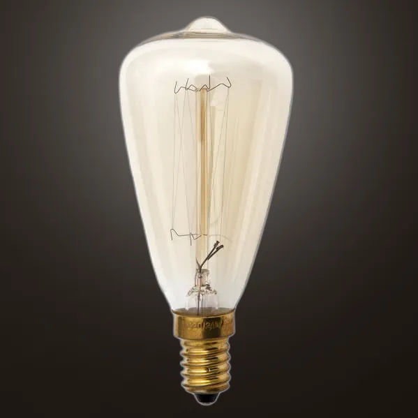Bulb Incandescent Vintage Pebetero 25w E14 48dx115 Warm