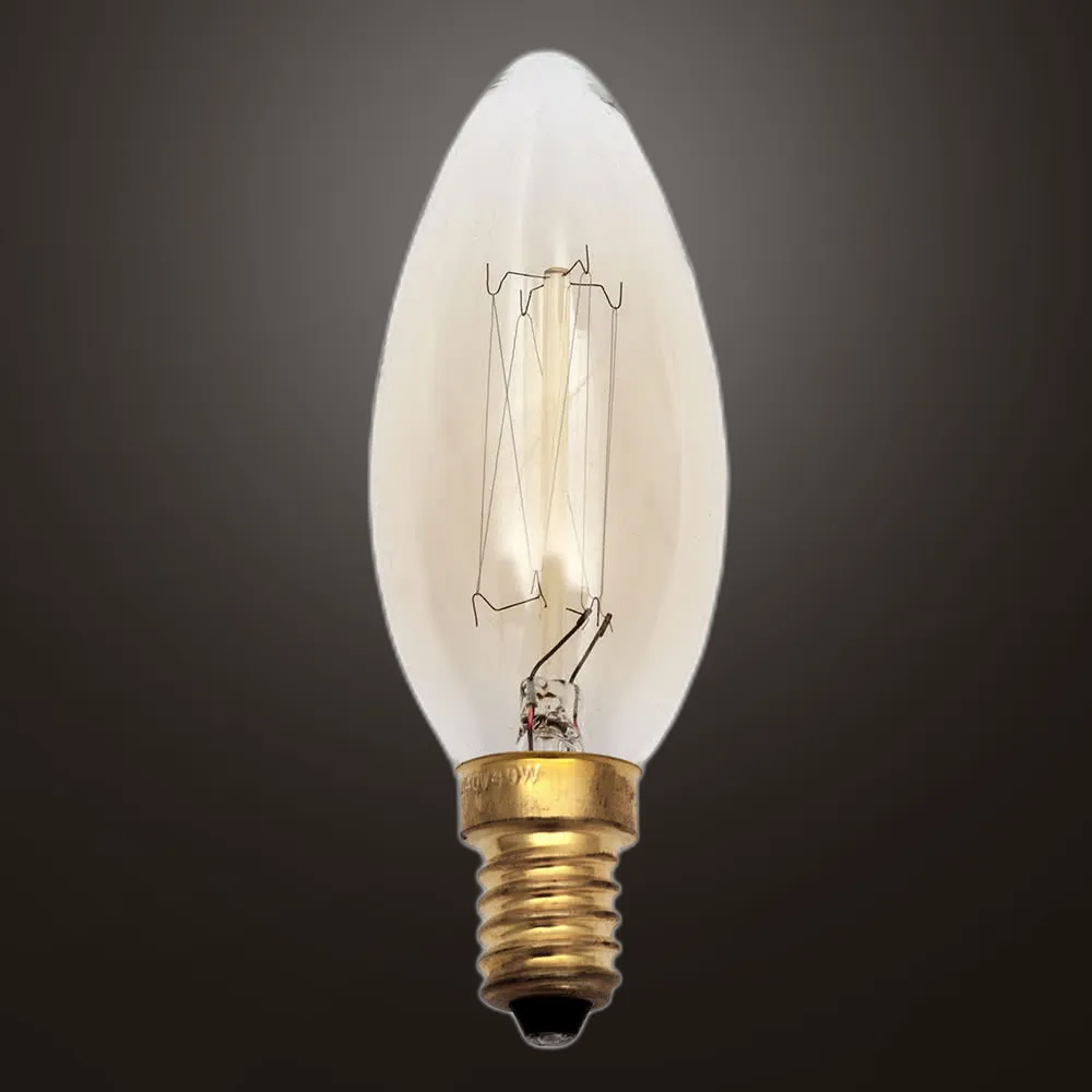 071422251 - Bulb Incandescent Vintage Candle 25w E14 35dx96 Warm