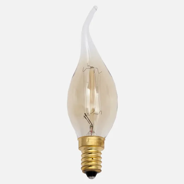 Bombilla Incandescencia Vintage Bohemia 25w E14 12,3x3,5d Calida