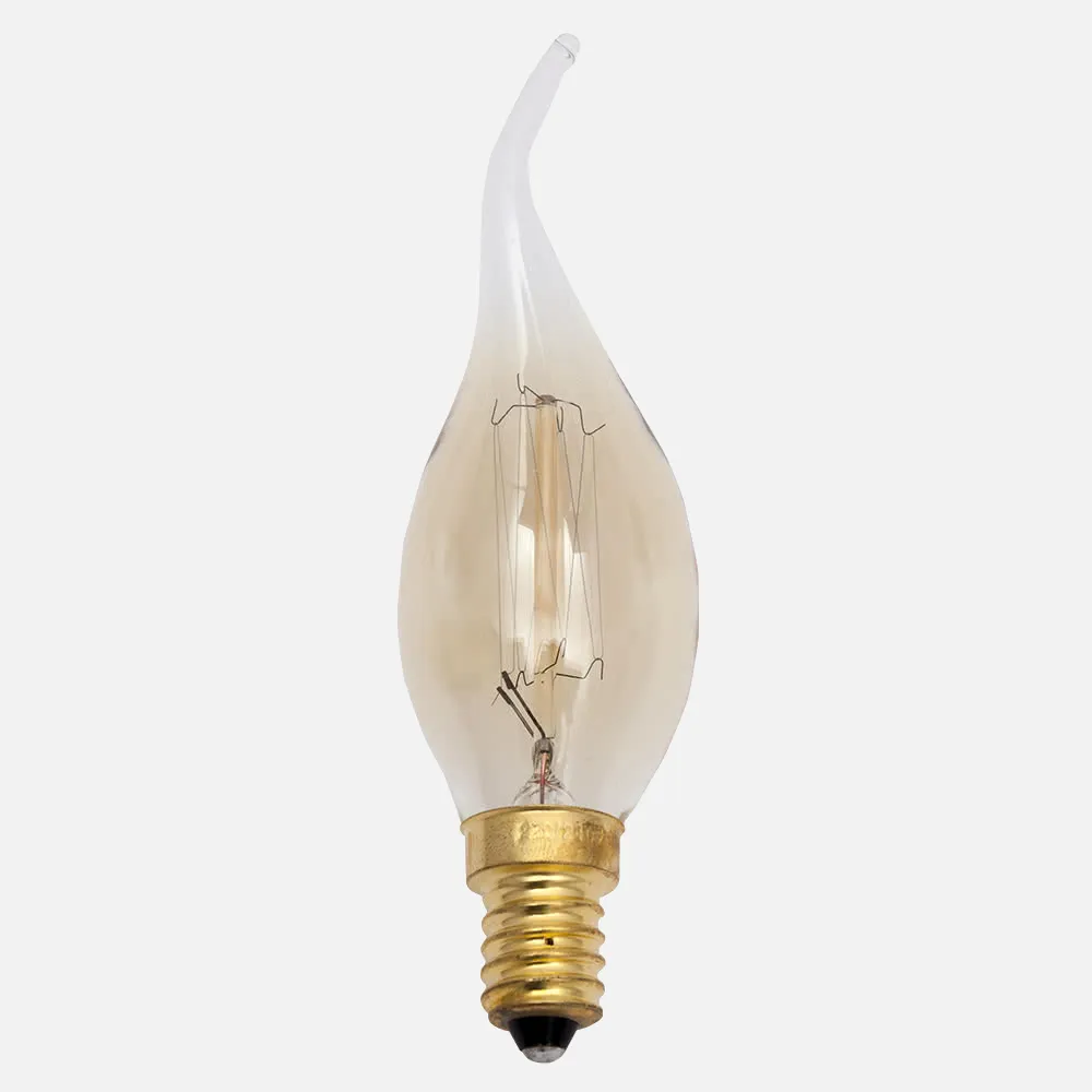 Bombilla Incandescencia Vintage Bohemia 25w E14 35dx123 Calida