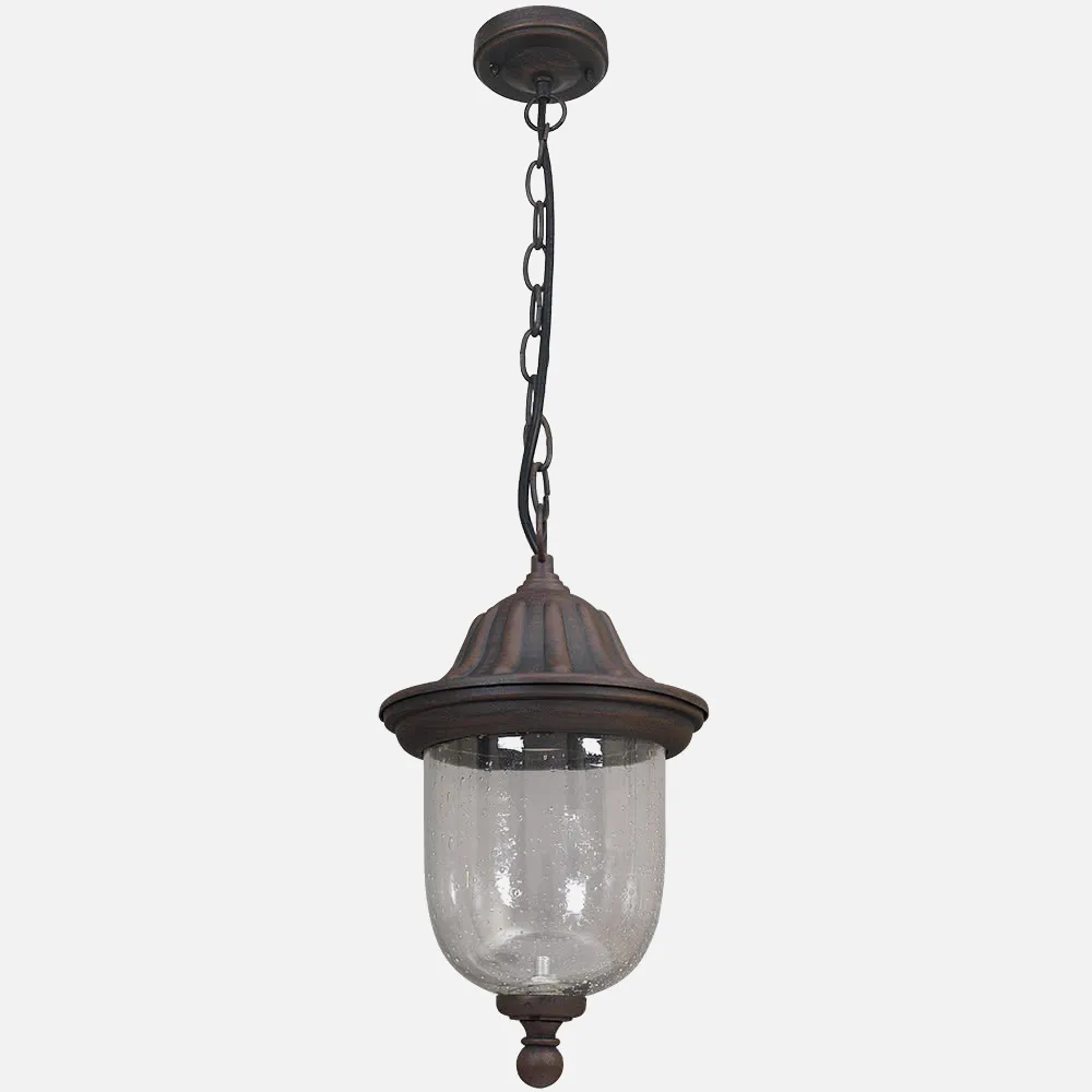 Colgante Exterior Elena Marron 1xe27 Regx16x16 Cm