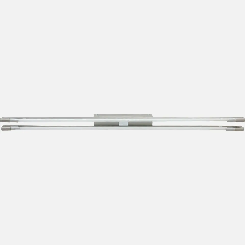 Plafon Fluor. T5 2x54w Serie Amatista Niquel (125x6.5)