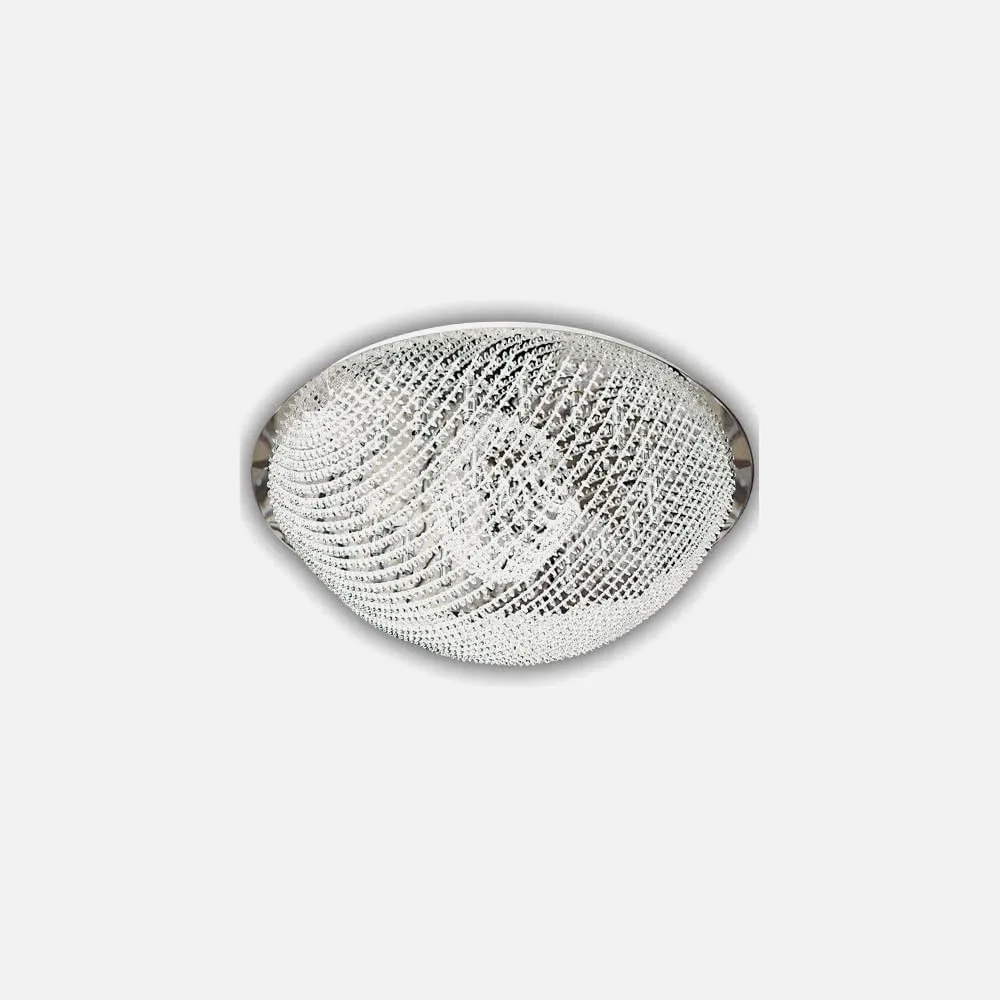 Plafon Serie Hemisferio Cristal/cromo 25xg9 (32x86 D)