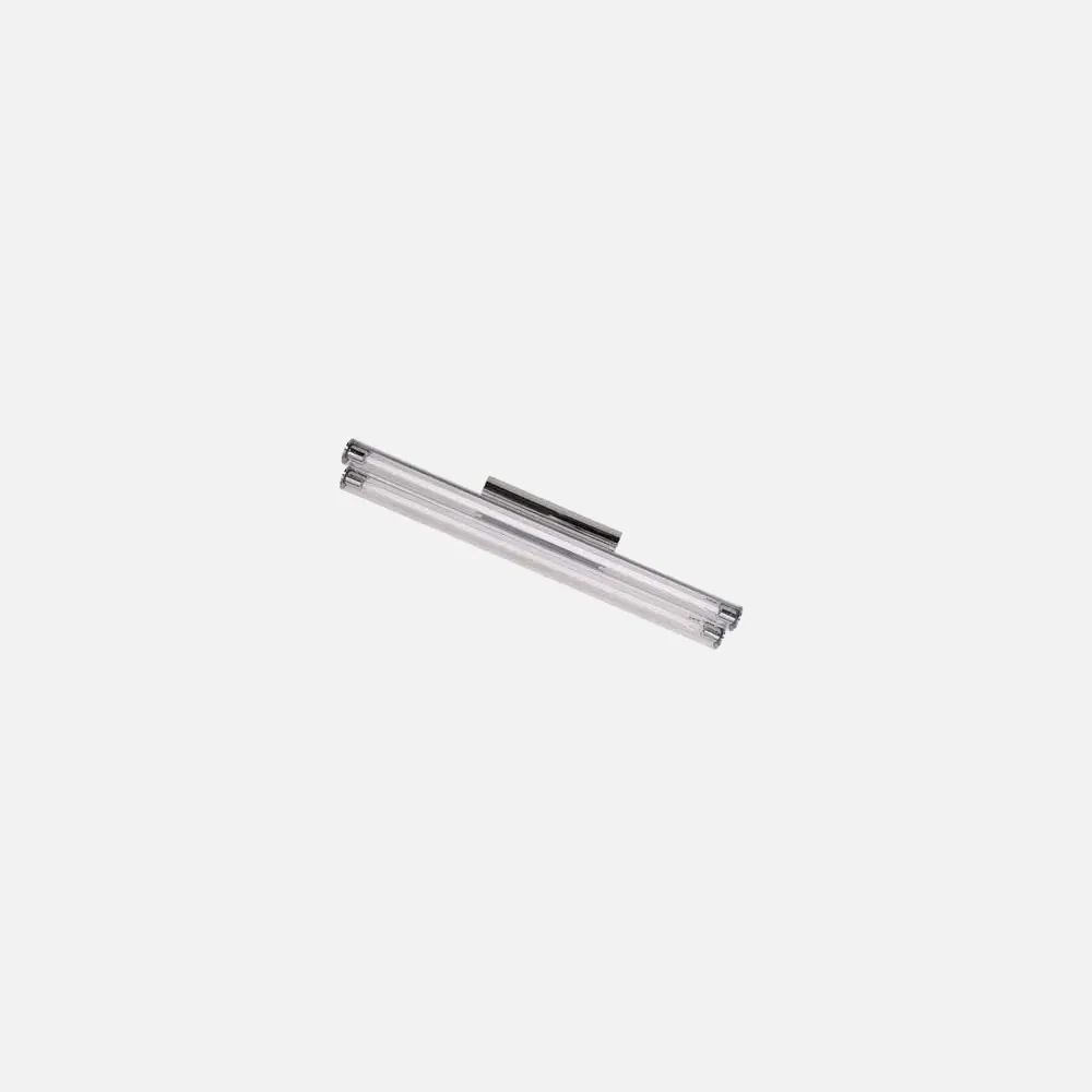 Plafon Fluor. Serie Aguamarina T5 2x54w Incluid. Niquel-cromo 121x11