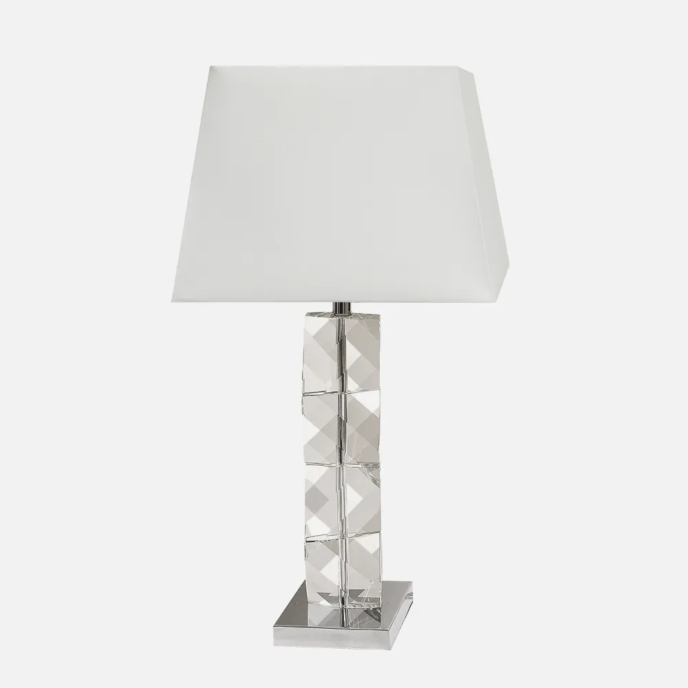 Sobremesa Abigail 1xe27 Cristal Transp 67x33