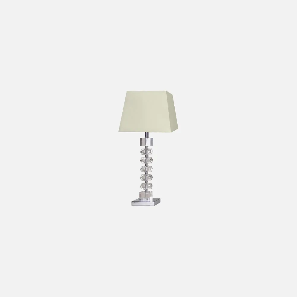 Sobremesa Serie Amanda 1xe27 Cristal Transp 68x33