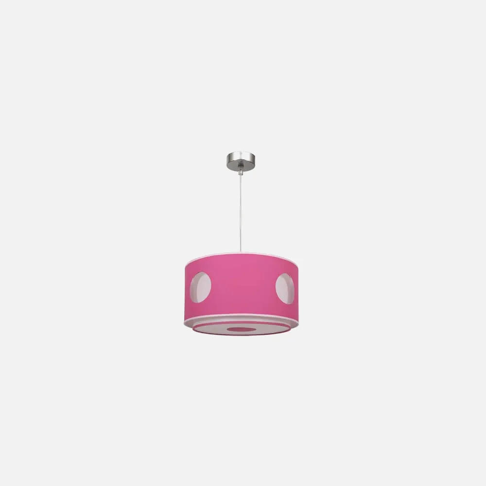 Colgante Infantil Serie Circulo Rosa 2xe27 (35 D)