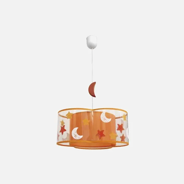 Pendant light Children's Astros Orange 1xe27 (regx35)