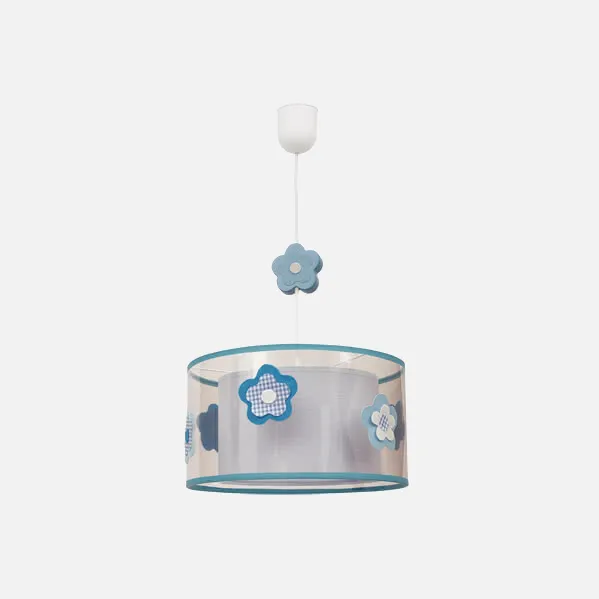 Colgante Infantil Flor Celeste 1xe27 (regx30)