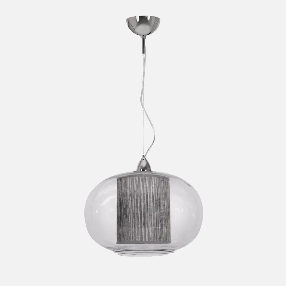 Colgante Titan 1xe27 Gris/cromo Regx30d