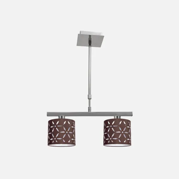 Lampara Ipanema 2xe14 Marron Regx42