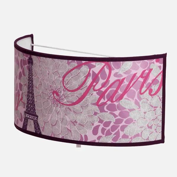 Aplique Eiffel Plata 1xe27 18x30 D