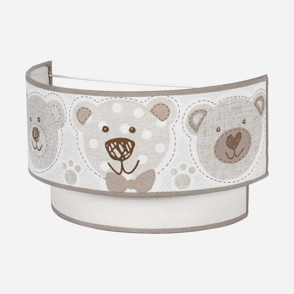 Aplique Panda Beis 1xe27 17x30d